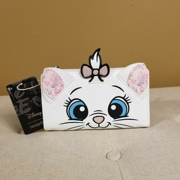 Loungefly Disney the Aristocats Marie Floral Cosplay Flap Wallet NEW - Picture 12 of 12